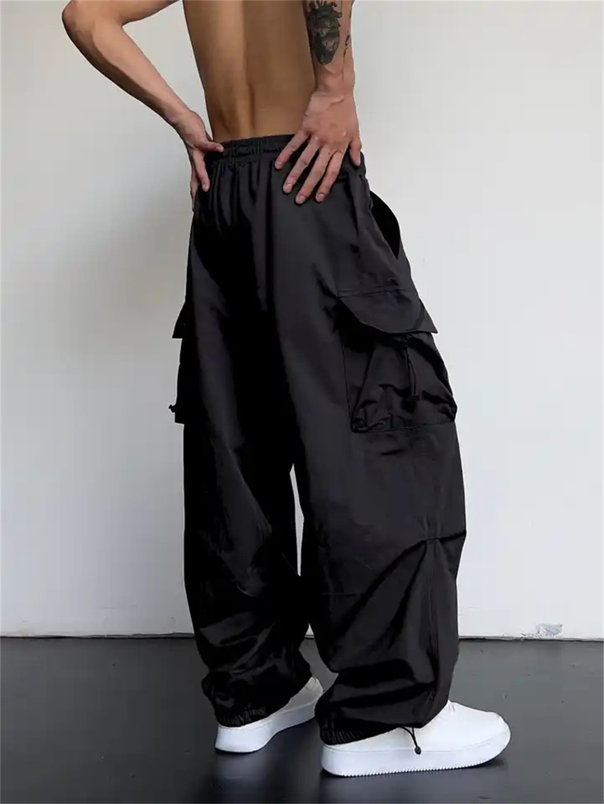 Men's Casual Cargo Pants Fashi - Sports Equipment Jersey ulasan dan harga