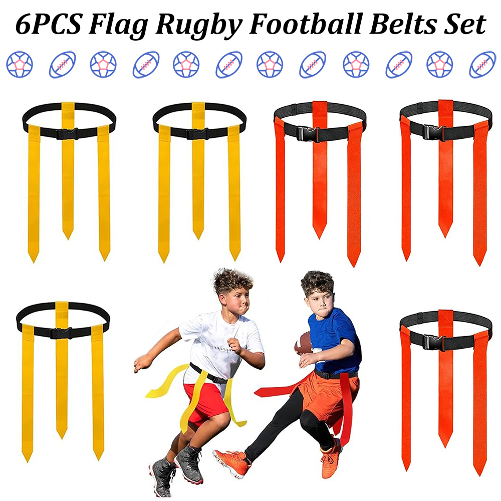 6PCS Flag Football Belts Set A - Sports Equipment Kids ulasan dan harga