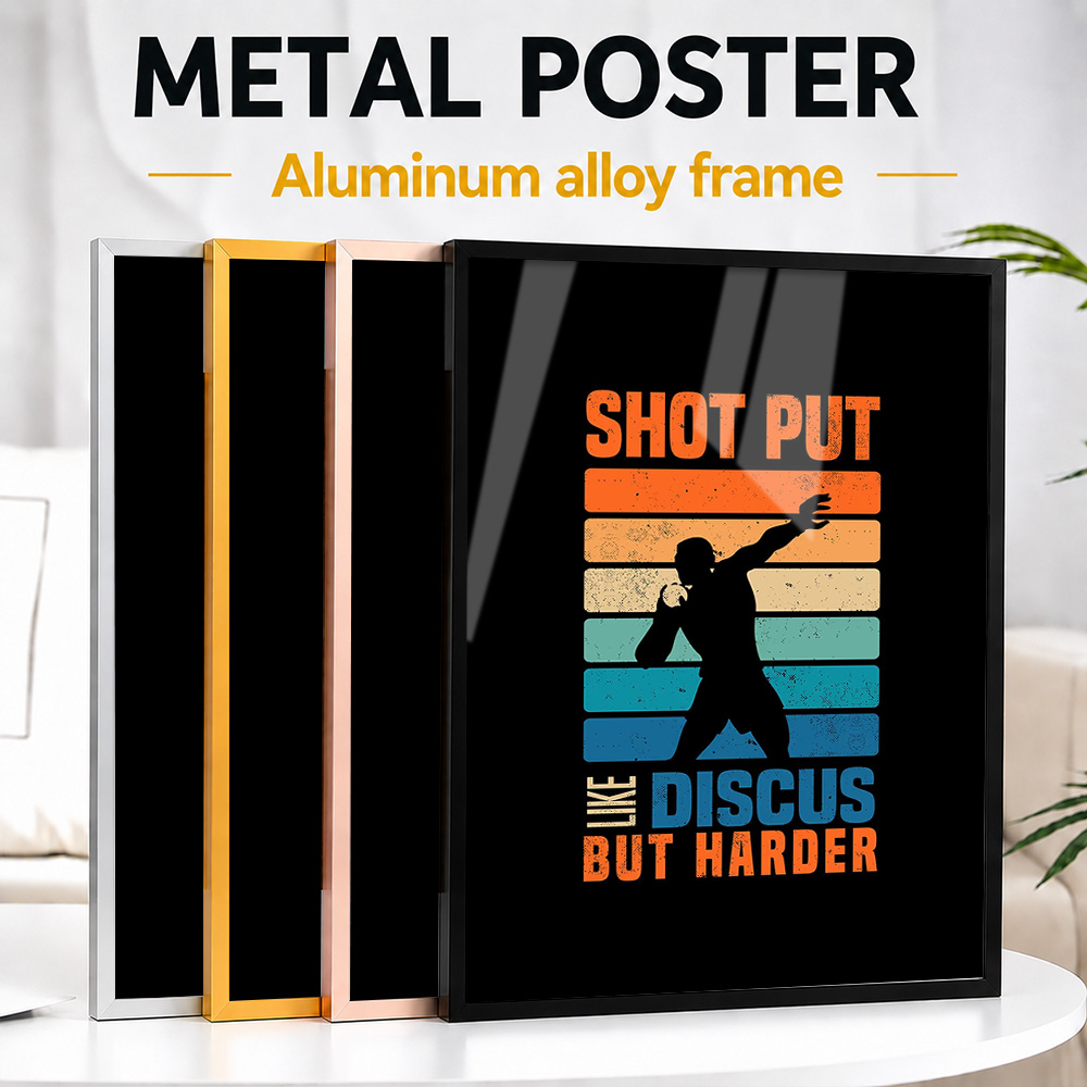Shot Put Framed Metal Poster P - Shot Put Metal ulasan dan harga