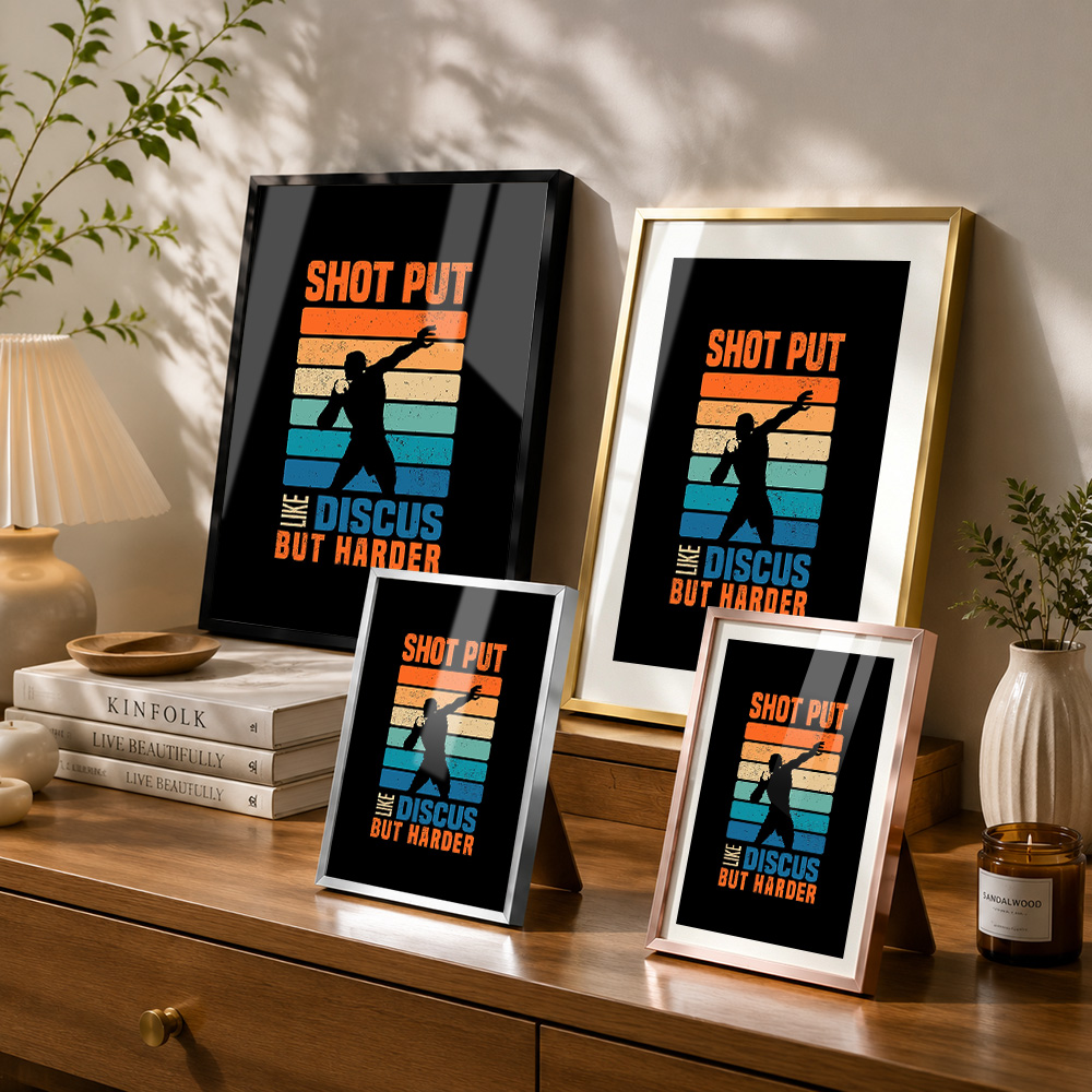 Shot Put Framed Metal Poster P - Shot Put Metal ulasan dan harga