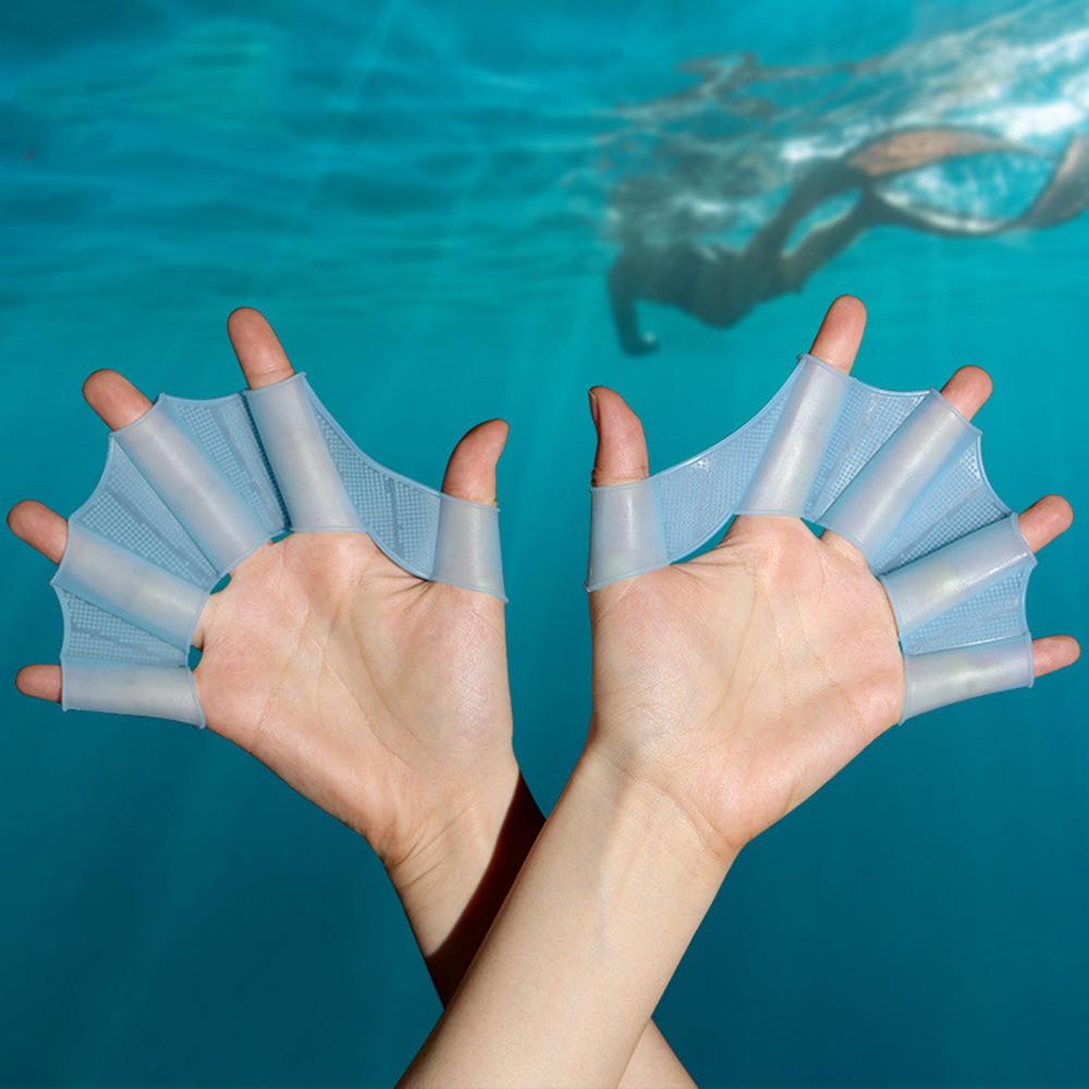 Silicone Swim Fins Hand Paddle - Sports Equipment Kids ulasan dan harga