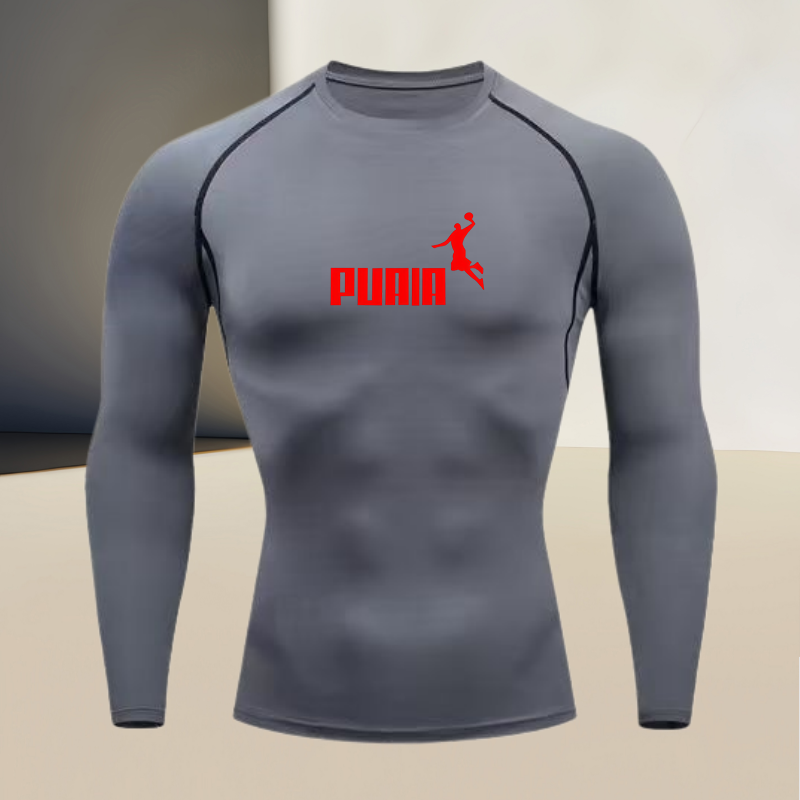 Men's long sleeved round neck  - Sports Equipment Jersey ulasan dan harga